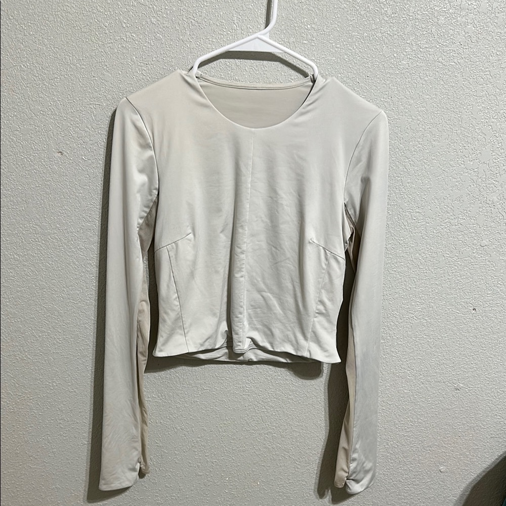 lululemon Long Sleeve Cropped Top